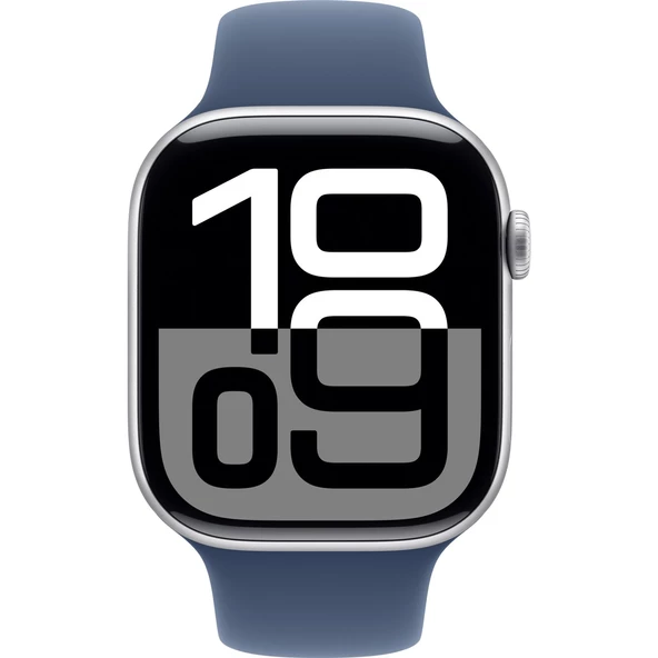 Apple Watch Series 10 Gps 42MM Silver Aluminium Case With Denim Sport Band - M/l - 2