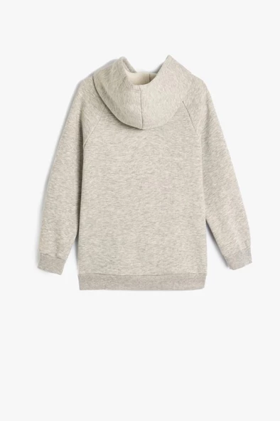 Koton Erkek Çocuk Batman Kapşonlu Sweatshirt Lisanslı Uzun Kollu Şardonlu - 2