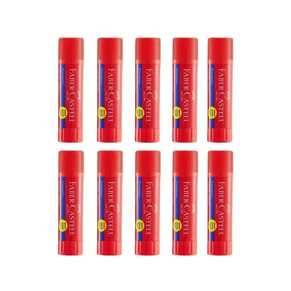 Faber Castell Stick Yapıştırıcı 10 Gram - 10 Adet