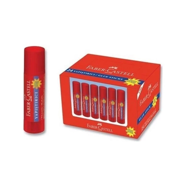 Faber Castell Stick Yapıştırıcı 10 Gram - 24 Adet