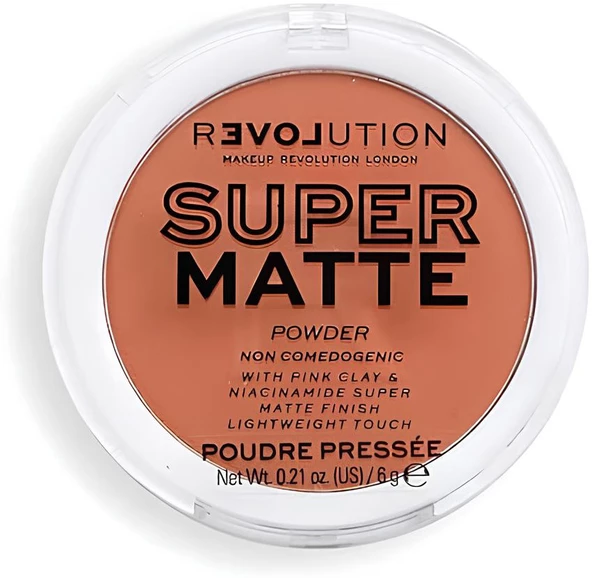 Revolution Super Matte Pudra Chestnut