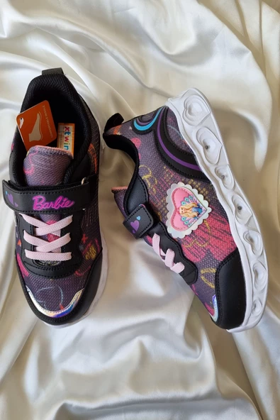 Kız Çocuk Hafif Yumuşak Ve Ortopedik Işıklı Yürüyüş Ve Spor Ayakkabısı - Resim 8