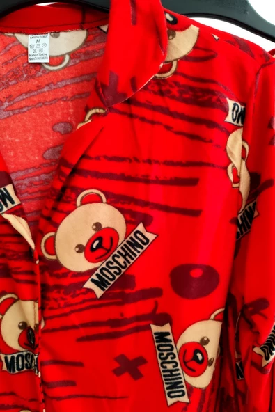 Kadın Uzun Kollu Süet Kışlık Kadife Pijama Takımı - 12
