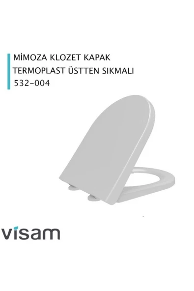 Visam Mimoza Yavaş Kapanan Klozet Kapağı 532-004 (ÜSTTEN SIKMALI) - 3