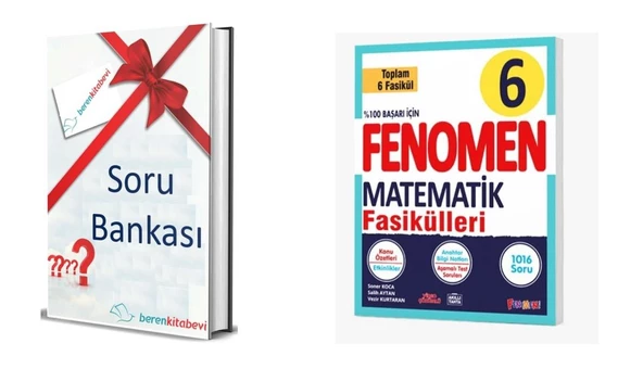 Kurmay 6.Sınıf Fenomen Matematik Fasikülleri + Soru Bankası Hediye