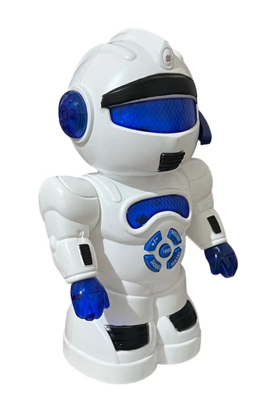 Robot Çarp Dön Sesli Işıklı 15 fonksiyonlu Robot 25 Cm - 2