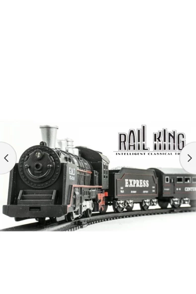 Küçük Pilli Işıklı Raylı Tren Seti Ekspres 13 Parça - 3