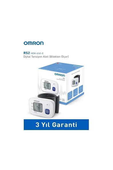 Omron RS2, 30 Ölçüm Hafızalı Bilekten Ölçer Tansiyon Aleti