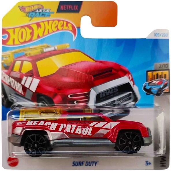 Hot Wheels Tekli Arabalar SURF DUTY HTD36 - 3