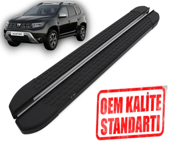 DUSTER 2010 2011 2012 2013 2014 2015 2016 2017 ARACA ÖZEL NEVADA SİYAH YAN BASAMAK ürün görseli 1