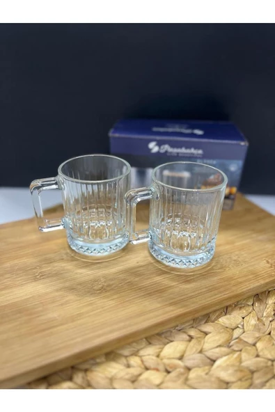 Paşabahçe elysia 2 li kulplu fincan - çay kahveni fincanı kupası 55432 - 3