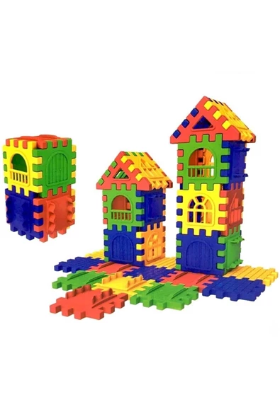 Eğiticioyuncak Süper Bambu Çubukları 300 Parça+puzzle City 128 Parça Eğitici Oyuncak Ikili Set - 4