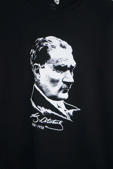 10 KASIM UZUN KOL ATATÜRK BASKILI TİŞÖRT SWEAT - 3