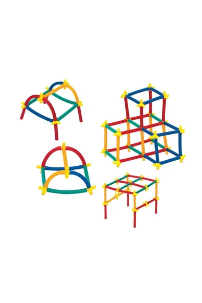 Eğiticioyuncak Süper Bambu Çubukları 300 Parça+puzzle City 128 Parça Eğitici Oyuncak Ikili Set - 2