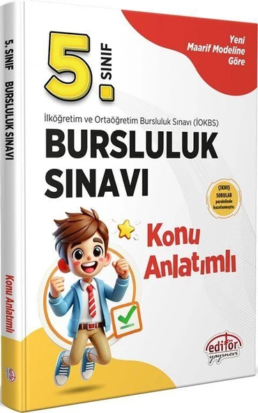 5. Sınıf Bursluluk Sınavı Konu Anlatımlı Editör Yayınları