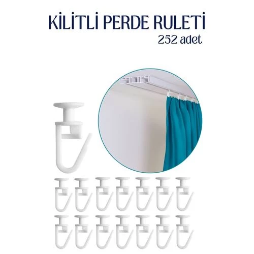 ModaCar Kilitli Perde Ruleti 252 ADET