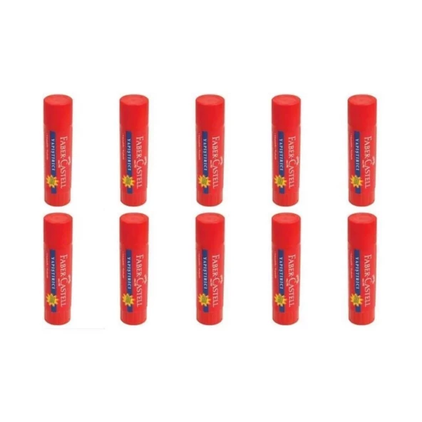 Faber Castell Stick Yapıştırıcı 20 Gr. - 10 Adet