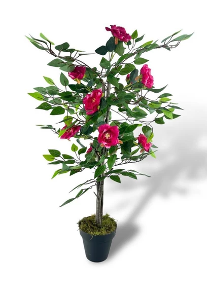 Yapay Ağaç Fuşya Nilüfer Ağacı 90cm - 4