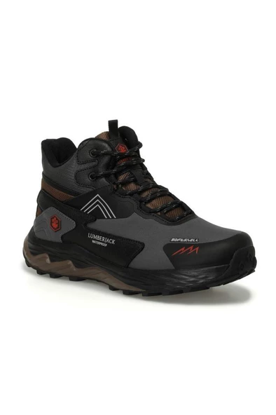 Lumberjack BURK 4PR 101782493 Erkek Outdoor Su Geçirmez Bot K.Gri Kırmızı 40-45