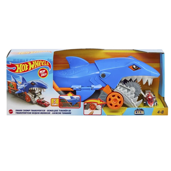 HOT WHEELS CITY KÖPEK BALIĞI TAŞIYICI SHARK CHOMP TRANSPORTER