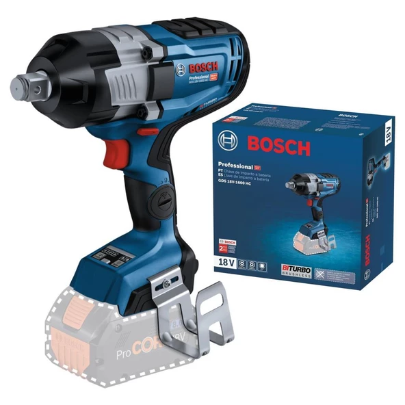 Bosch Gds 18 V-1600 Hc Akülü Darbeli Somun Sıkma Makinesi (Akü hariç) 06019M1000