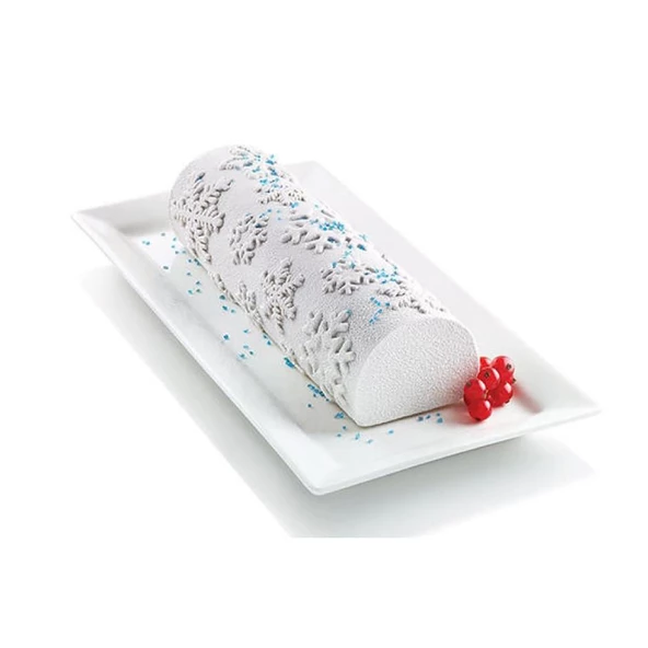 Silikomart Frozen Buche-Set Silikon Yuvarlak Pasta Kalıbı