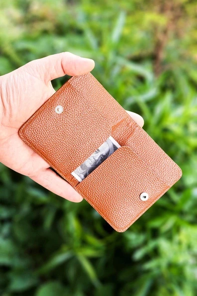 Minimal ve Ergonomik Taba Cüzdan – 6 Kartlık – Kağıt Para Bölmeli – Kartlık ve Cüzdan Modeli - 5