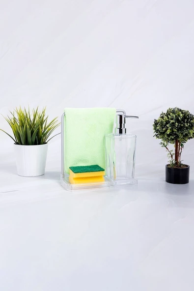 Prima Nova Luna Mutfak Sıvı Sabunluk-şeffaf - Resim 3