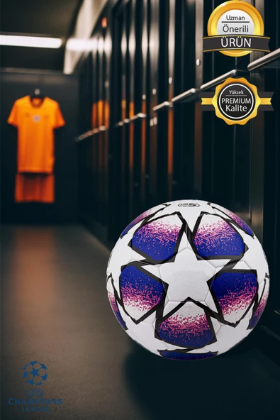 Orijinal Şampiyonlar Ligi Futbol Topu Özel Tasarım Halı Saha Çim Beton Zemin No:5 Top Inter Model