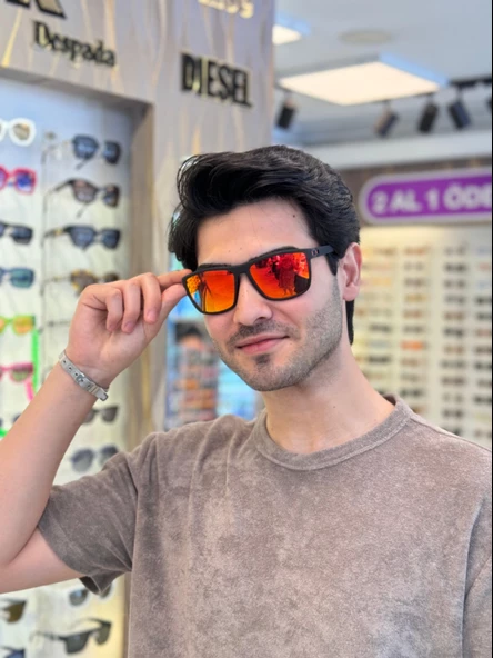 3806 Orange 58 Olivier Philippe Polarize Güneş Gözlüğü