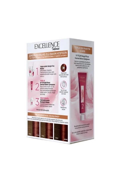 L'Oreal Paris Excellence Intense Saç Boyası 5.52 Sıcak Kestane - 3