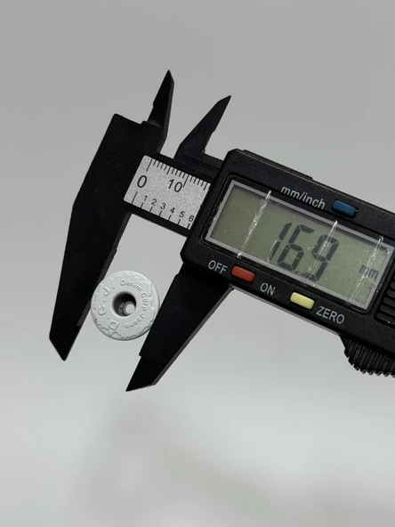 Pirinç Kot Pantolon Düğmesi 17mm 10 Adet (Tek Taraf) - 4