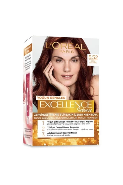 L'Oreal Paris Excellence Intense Saç Boyası 5.52 Sıcak Kestane - 4