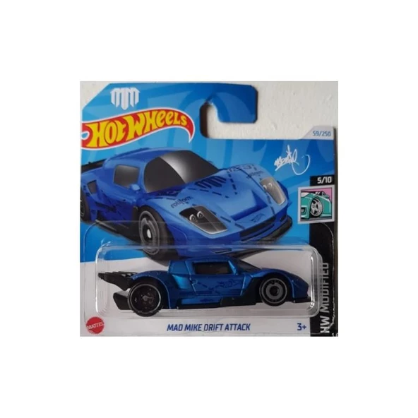 Hot Wheels Tekli Arabalar Mad Mi̇ke Drift Attack HTC91 - 3