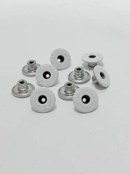 Pirinç Kot Pantolon Düğmesi 17mm 10 Adet (Tek Taraf) - 2