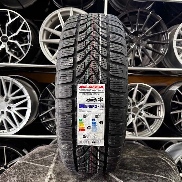 215/60 R17 100V XL Lassa Competus Winter 2+ Kışlık Lastik 2024 Üretim