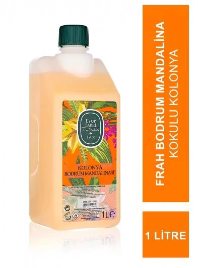 Eyüp Sabri Tuncer Bodrum Mandalina Kolonya 1000 Ml Kilit Kapaklı