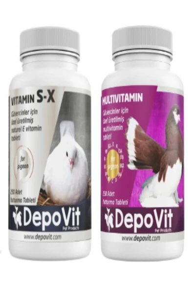 2'li Set Depovit Multivitamin Tablet 250li+Depovit Sx Üreme Hapı 250 Li