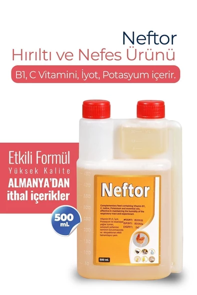 2li Set Kuşlar Alfamin Ishal 500 Ml + Neftor Hırıltı Seti (500 Ml) - 4