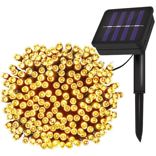 pilelistore 12m 100 Led Gün Işığı SOLAR MZ3-003