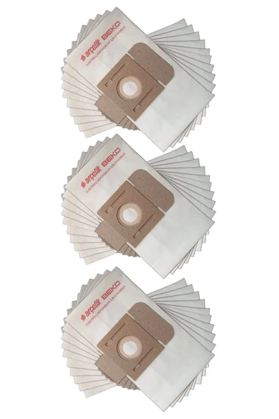 Beko BKS 1320 Süpürge Toz Torbası 30 Adet Kağıt