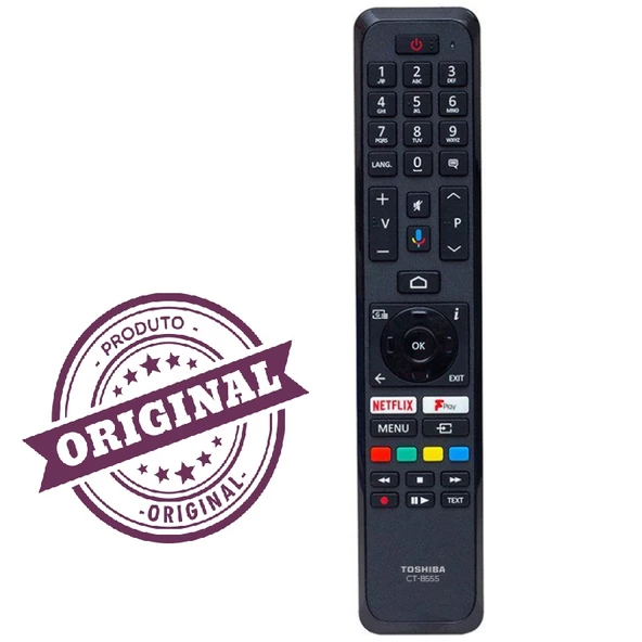 Toshiba CT-8555, Vestel RC-43161 Ses Komutlu Orjinal Tv Kumandası ürün görseli 1