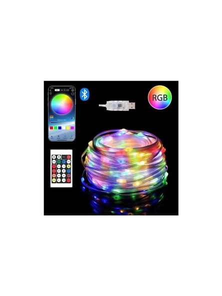 Rgb Şerit Led Usb Kumandalı 10 Metre App Kontrol