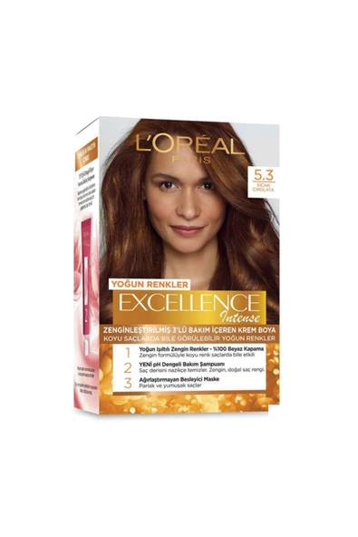 L'Oreal Paris Excellence Boya İntsense - 5.3 Sıcak Çikolata