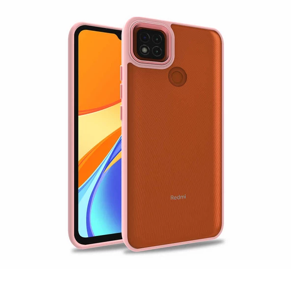 Xiaomi Redmi 9C Kılıf Kamera Çıkıntılı Arkası Şeffaf Köşeleri Parlak Renkli Işlemeli Flora Kapak - Resim 9