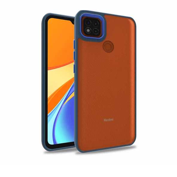 Xiaomi Redmi 9C Kılıf Kamera Çıkıntılı Arkası Şeffaf Köşeleri Parlak Renkli Işlemeli Flora Kapak - Resim 5