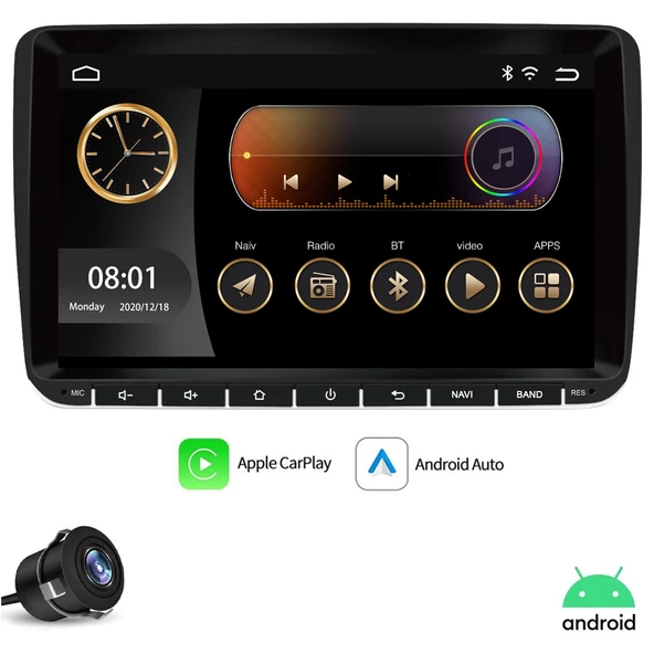 TABLET MULTİMEDYA ANDROID 9 2+32GB CARPLAY VOLKSWAGEN MOONSTAR MN-9042