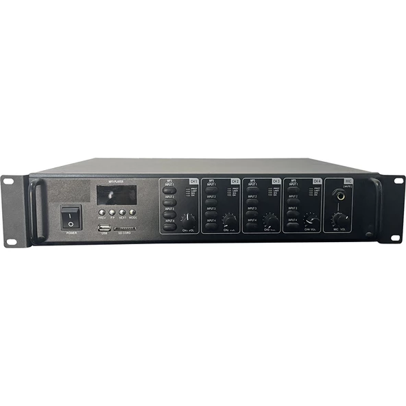 BOFMANN BF 4250 MAX 1000 WATT (4X250) HAT TRAFOLU MİKSER AMPLİFİKATÖR