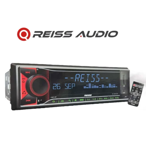 Reiss Rs-mx81dsp 3amfi Çıkışlı Profesyonel dsp işlemcili Oto Teyp rgb ışıklı Bluetooth-Usb