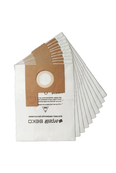 Arçelik S 6355 Süpürge Borusu ve Toz Torbası Kağıt 10 Adet - Resim 3